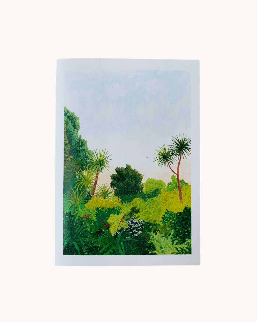 Native landscape greeting card