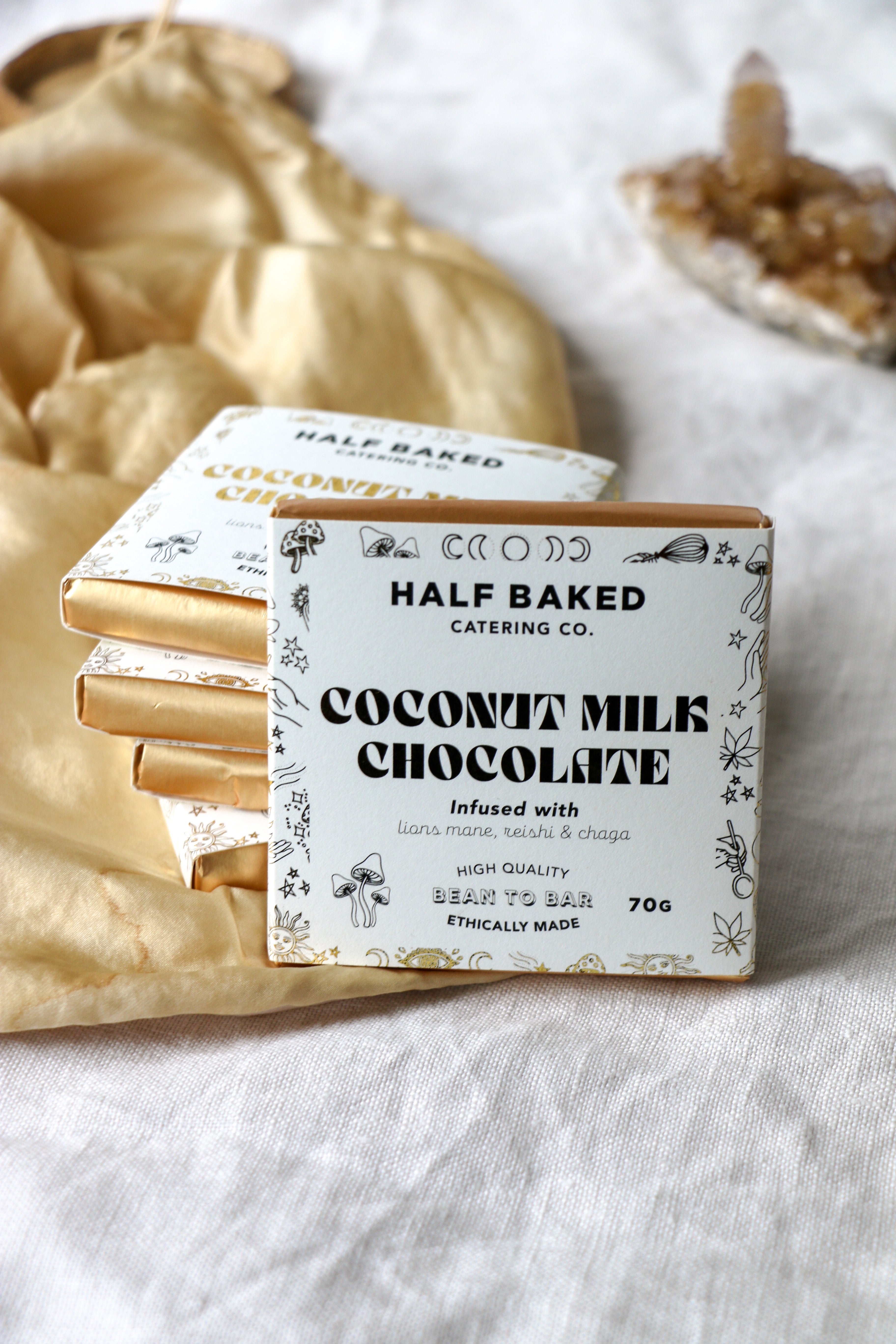 Half baked catering co. coconut milk chocolate