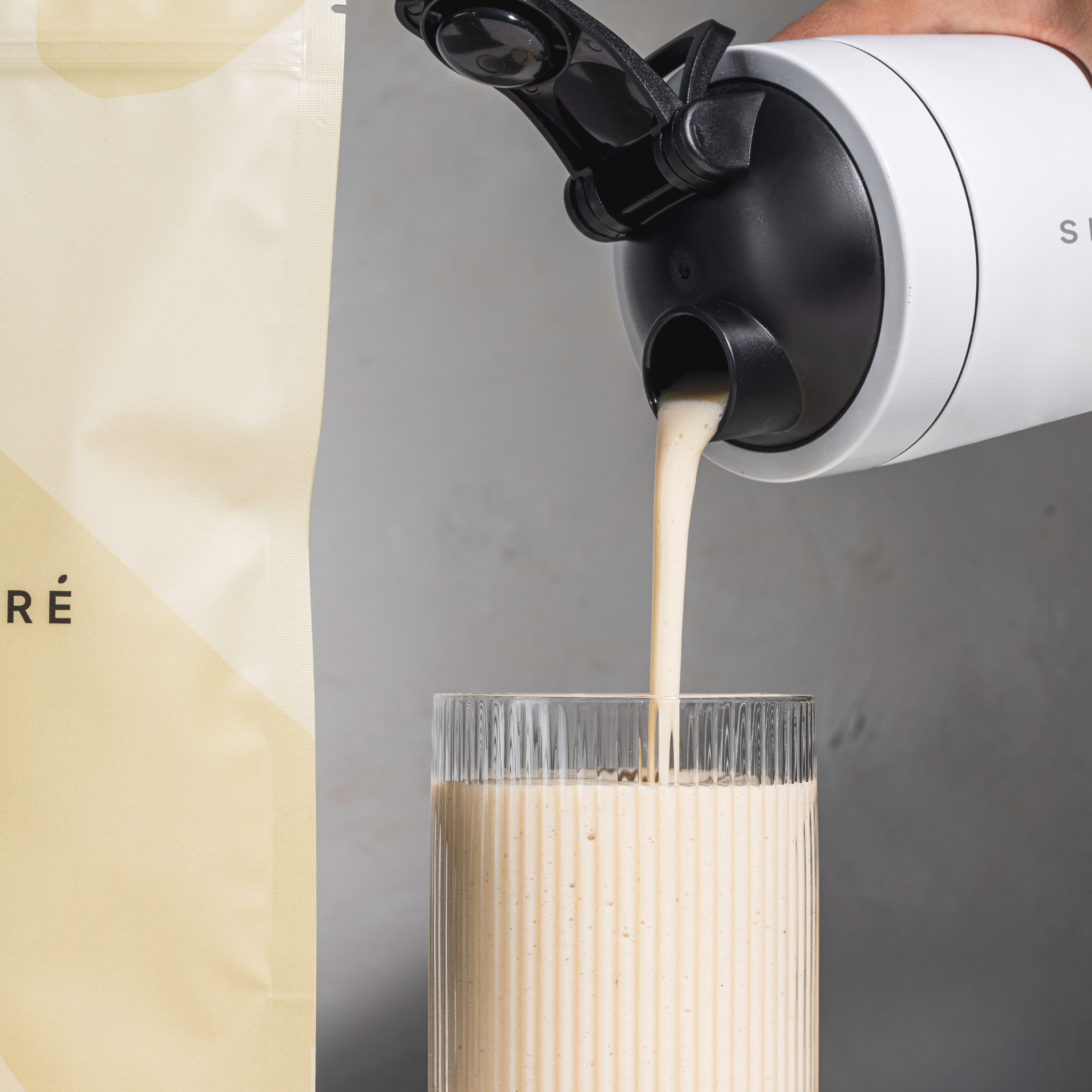 Second Nature French Vanilla Pea Protein smoothie