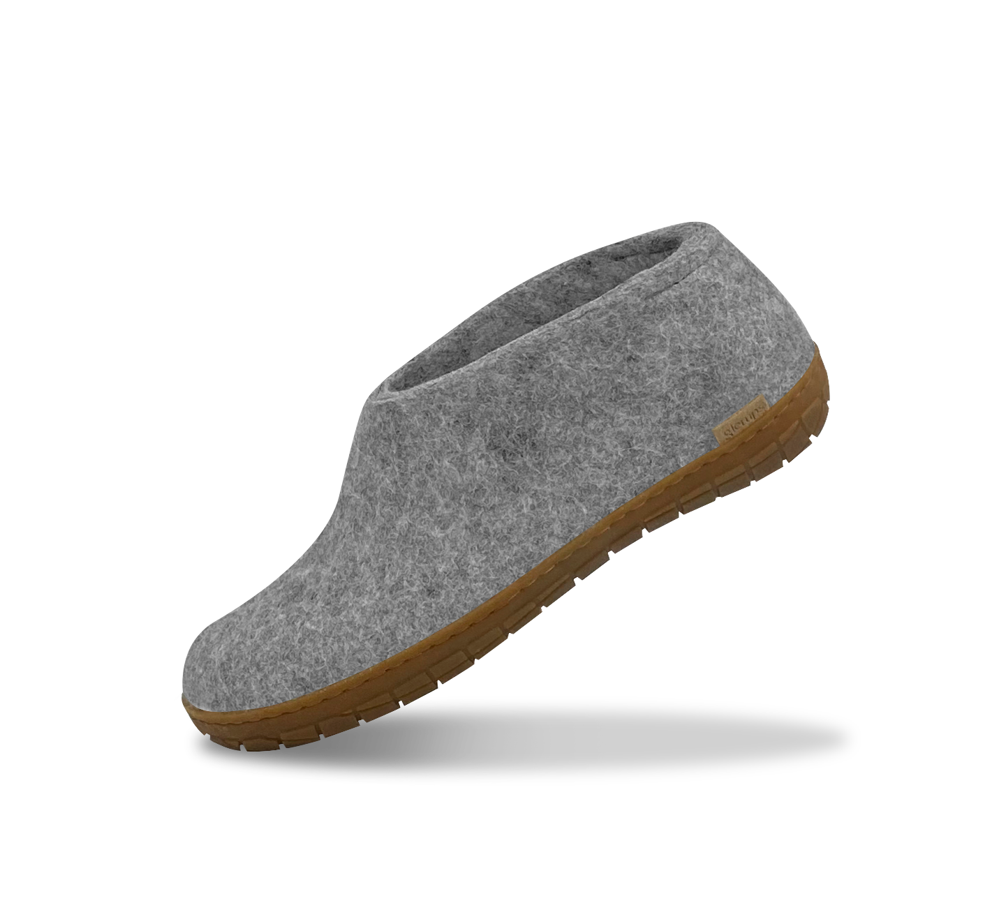 Glerups honey rubber shoe in grey