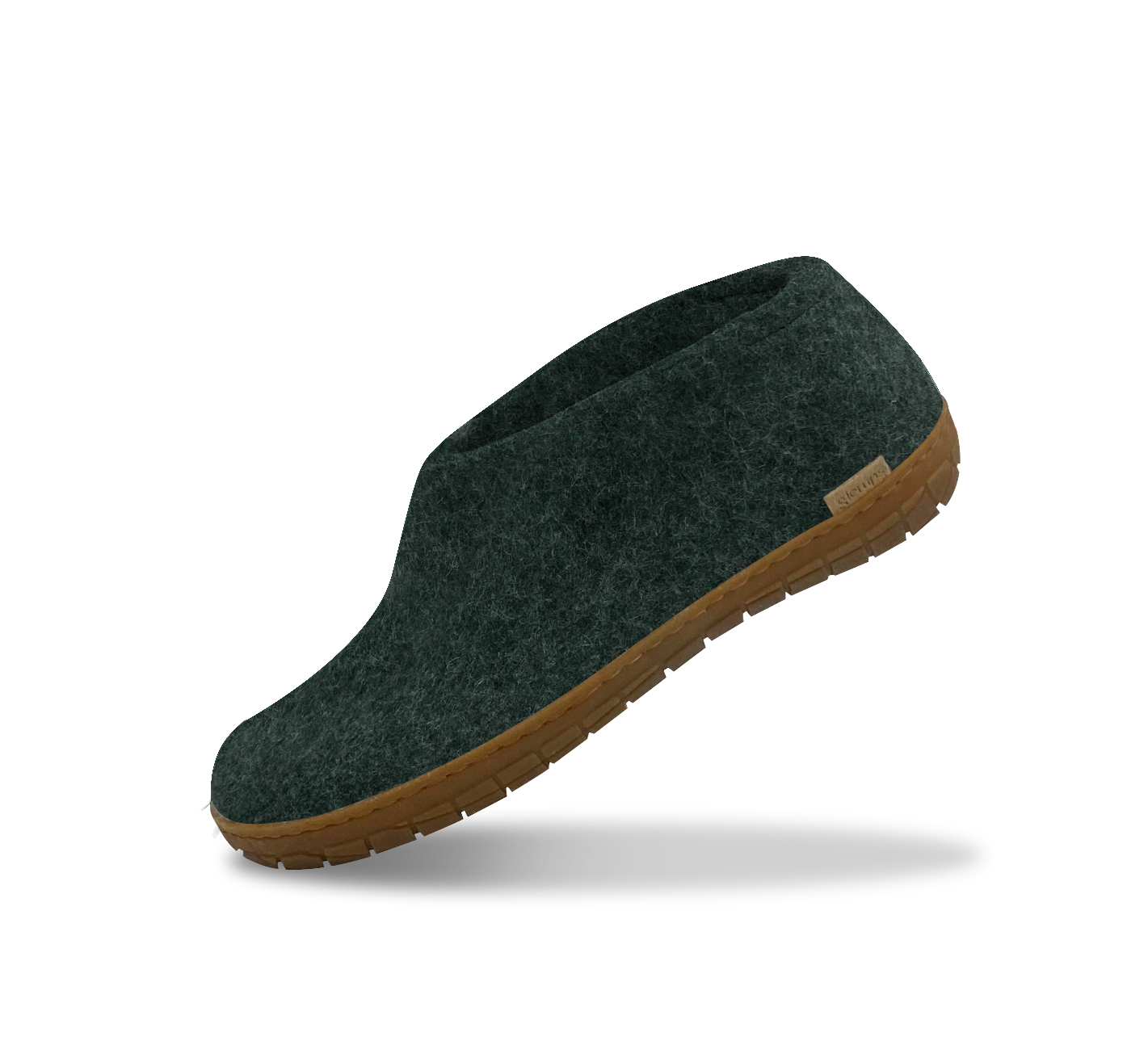 Glerups honey rubber shoe in forest