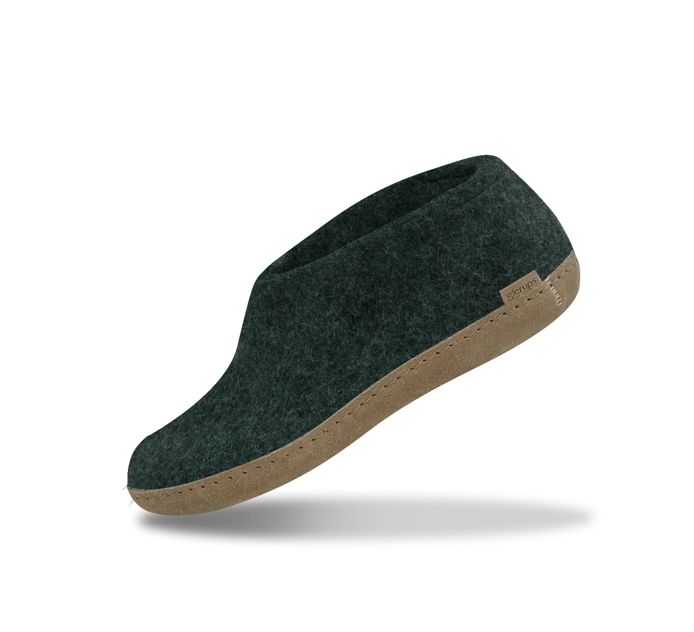 Glerups leather sole shoe in forest