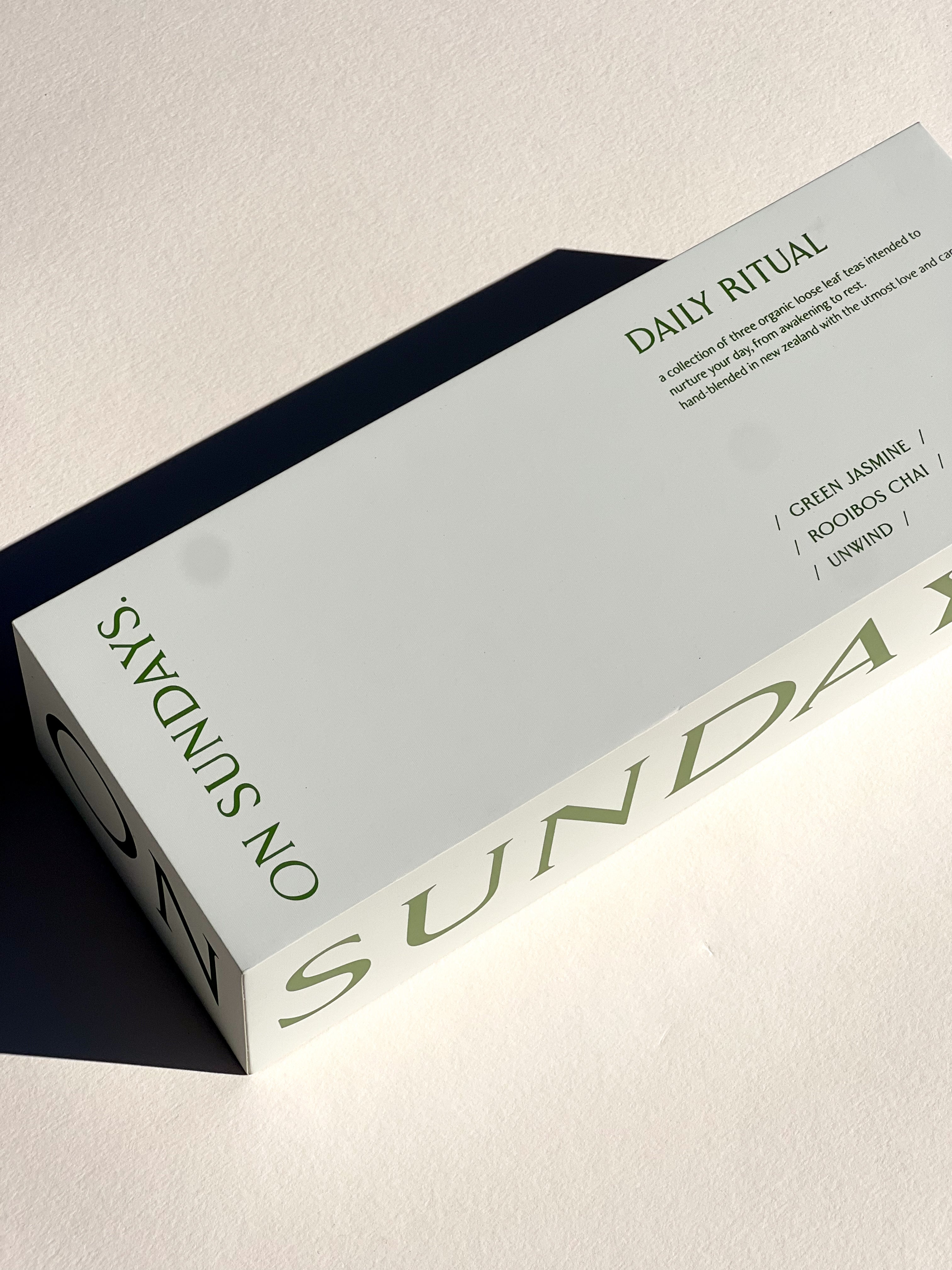 On Sundays Daily ritual tea set