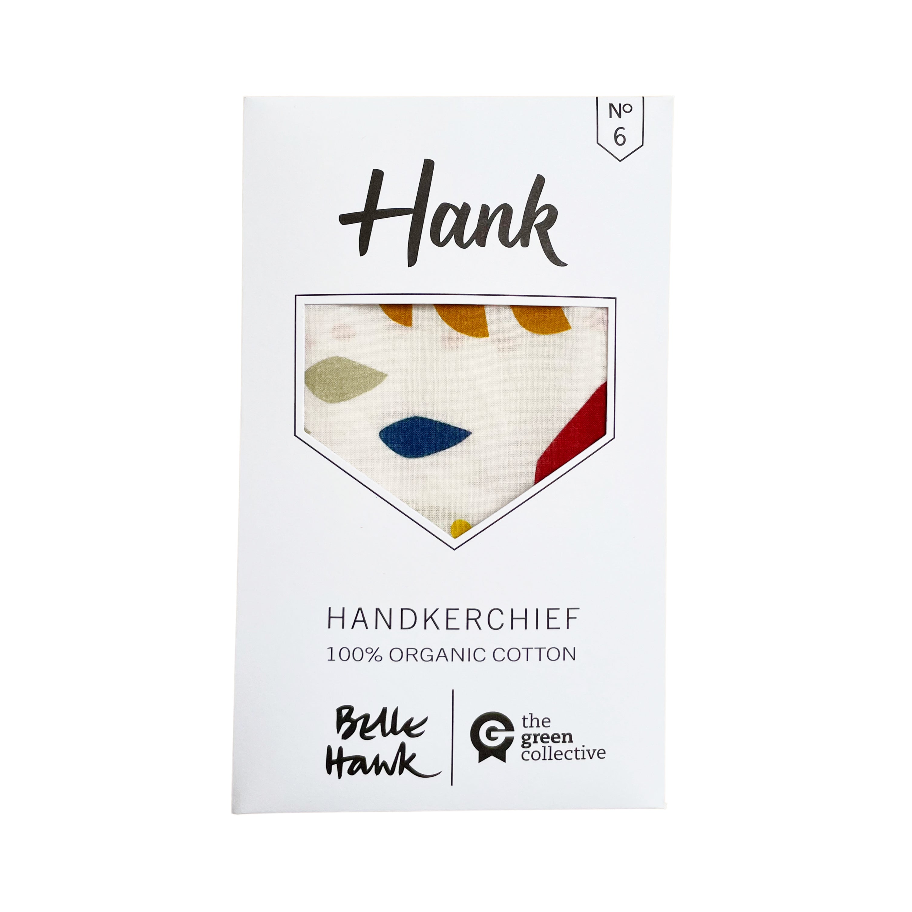 Packaging of HANK handkerchief by the Green Collective (no.6)