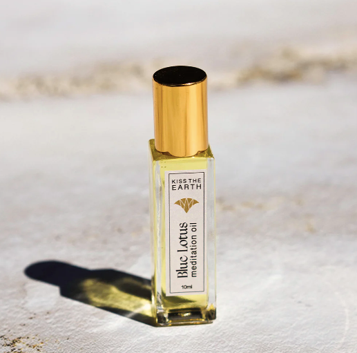 Kiss the Earth blue lotus meditation oil