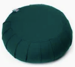 forest green zafu meditation cushion
