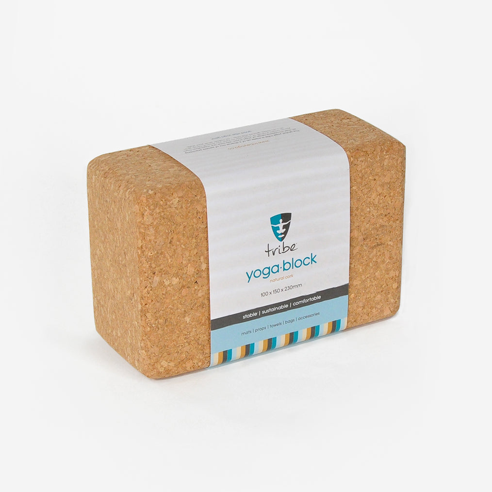 Tribe Yoga Block - cork