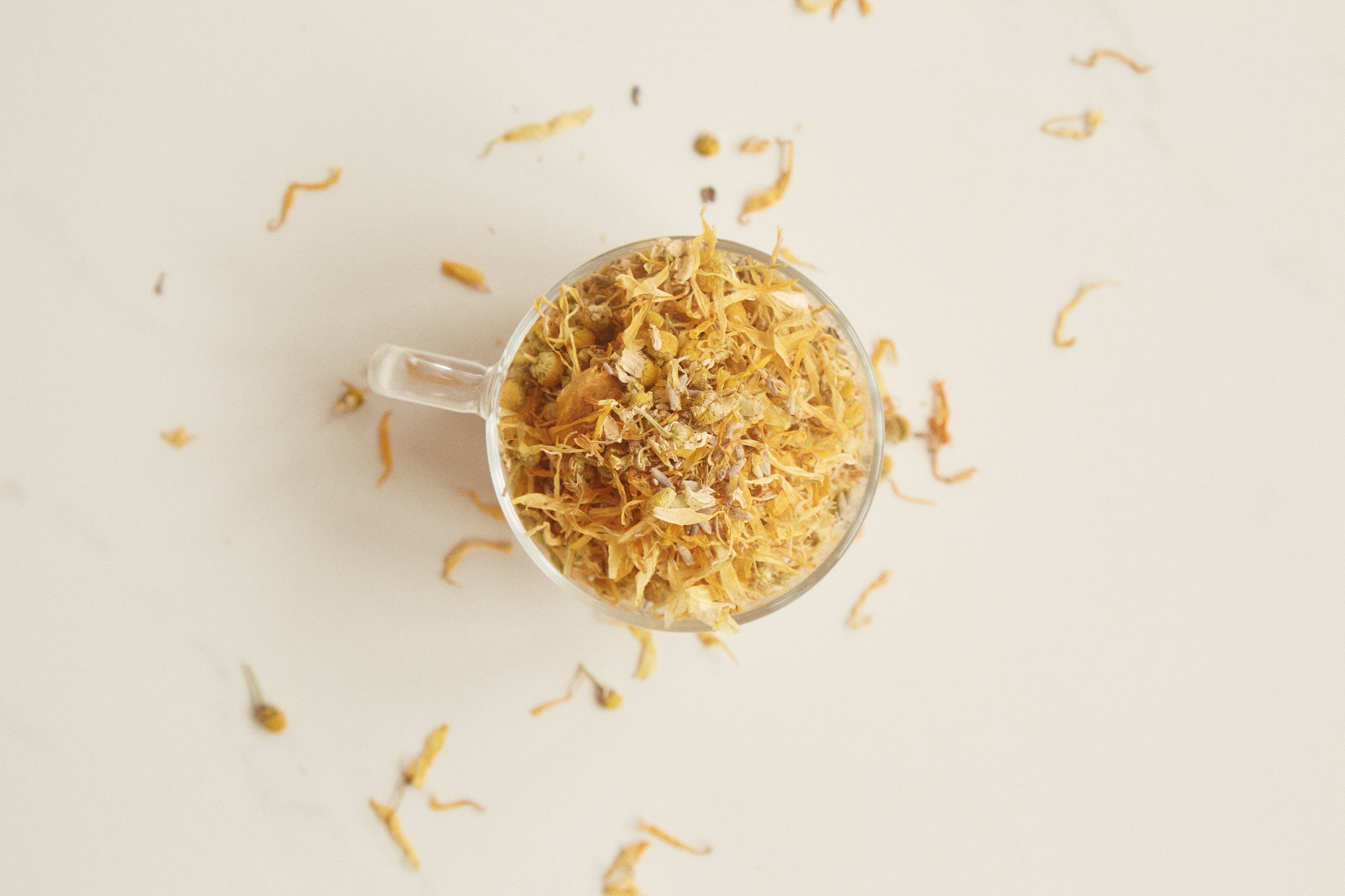 Loose leaf organic tea on sunday