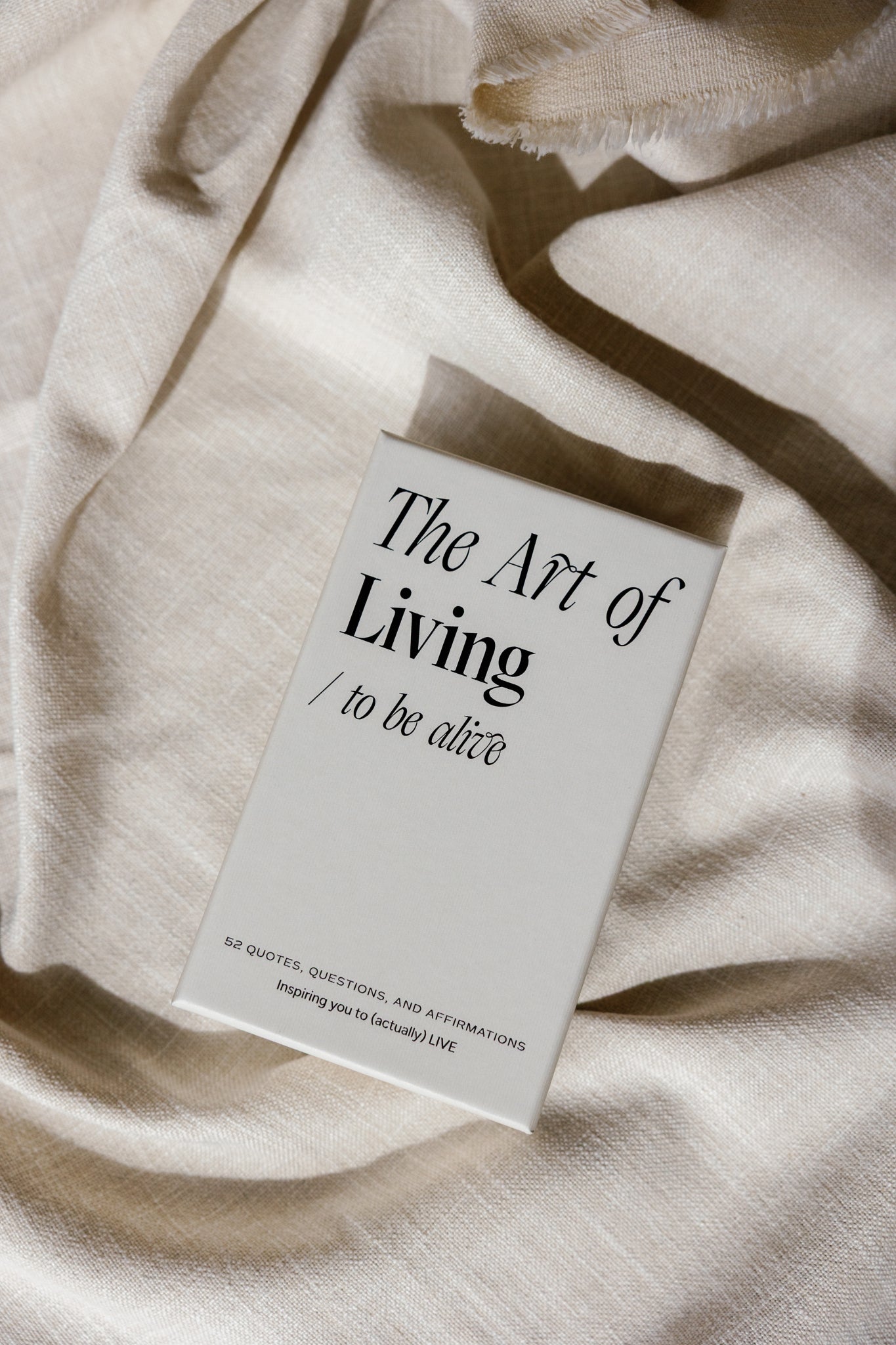 The Art of Living / to be alive card deck