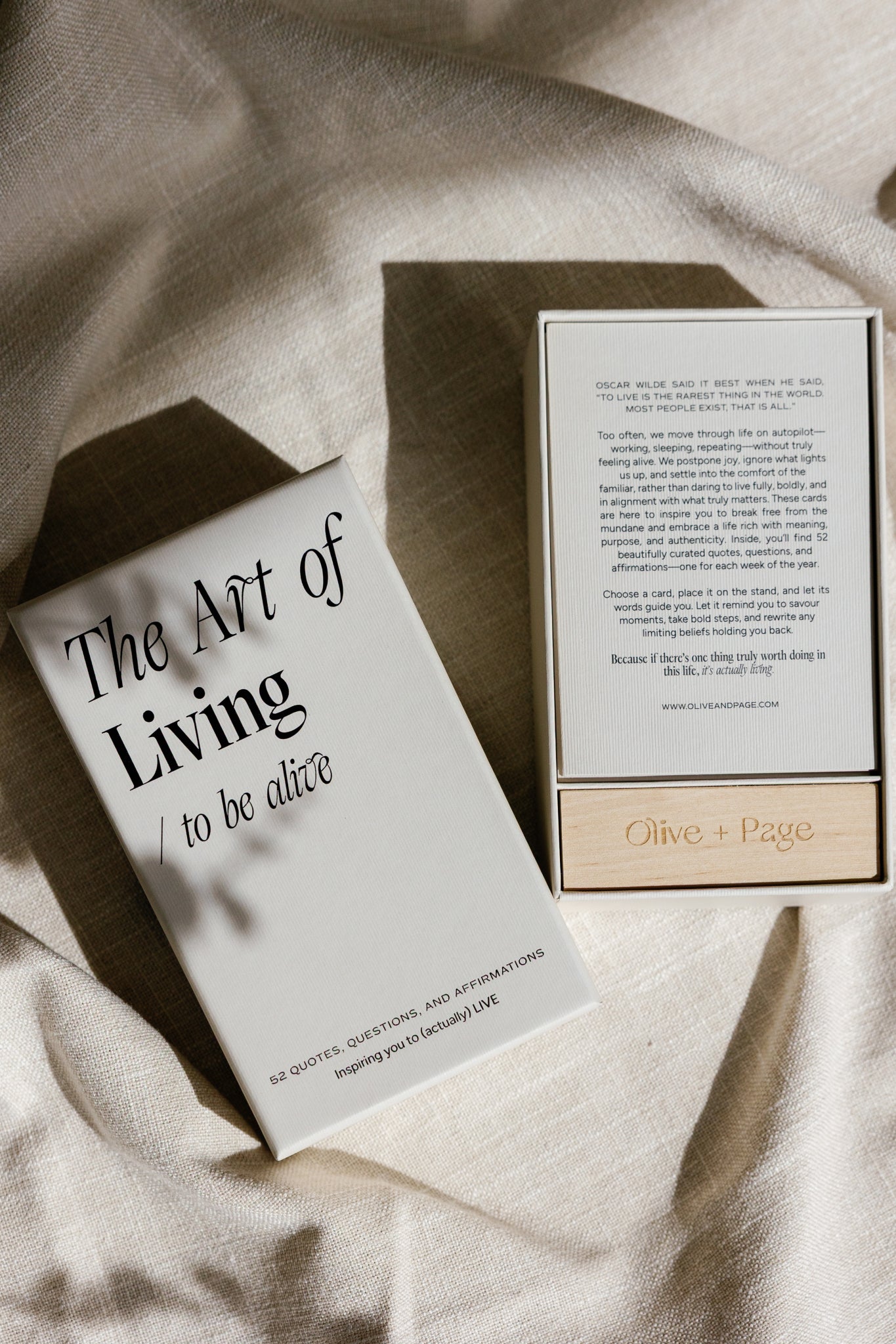 The Art of Living / to be alive card deck