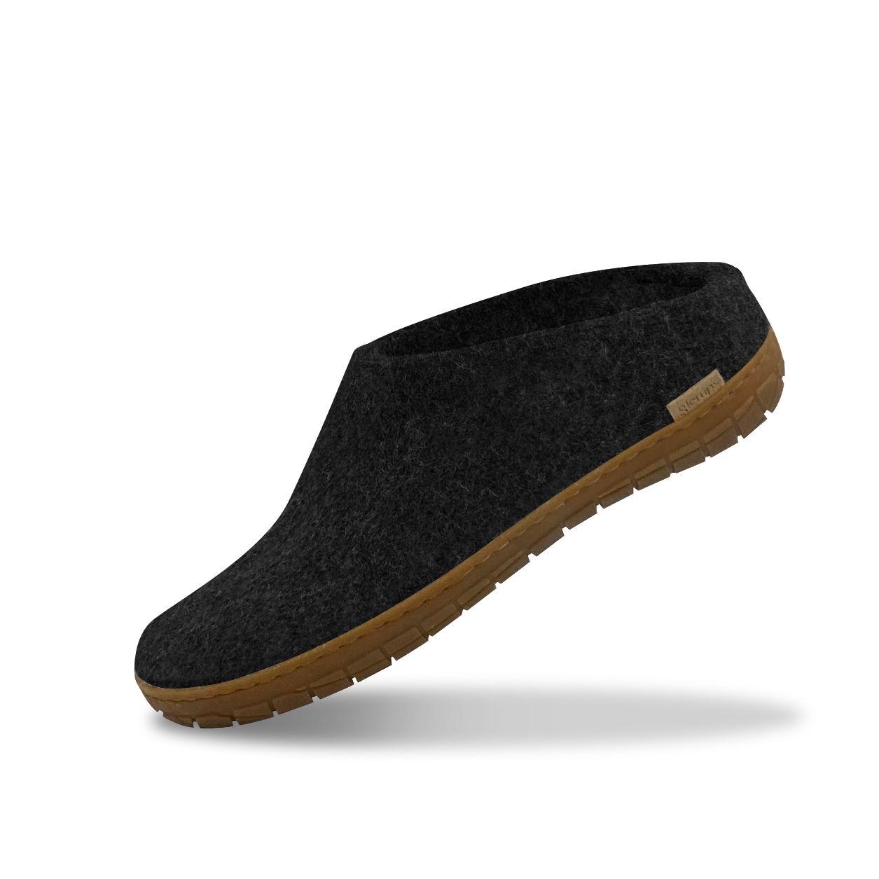 Glerups Honey rubber slip on in charcoal