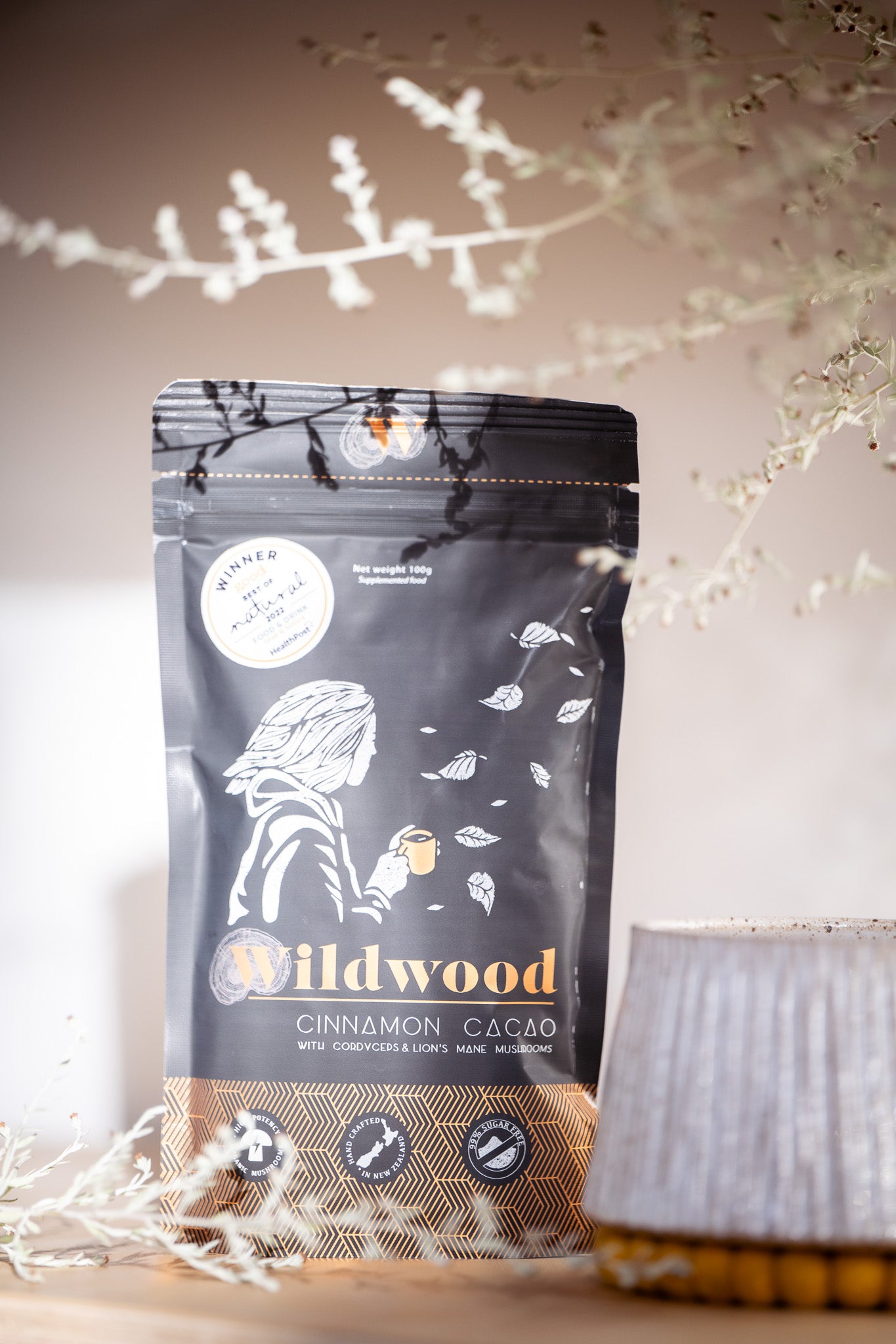 Cinnamon Cacao with Cordyceps and Lion's Mane