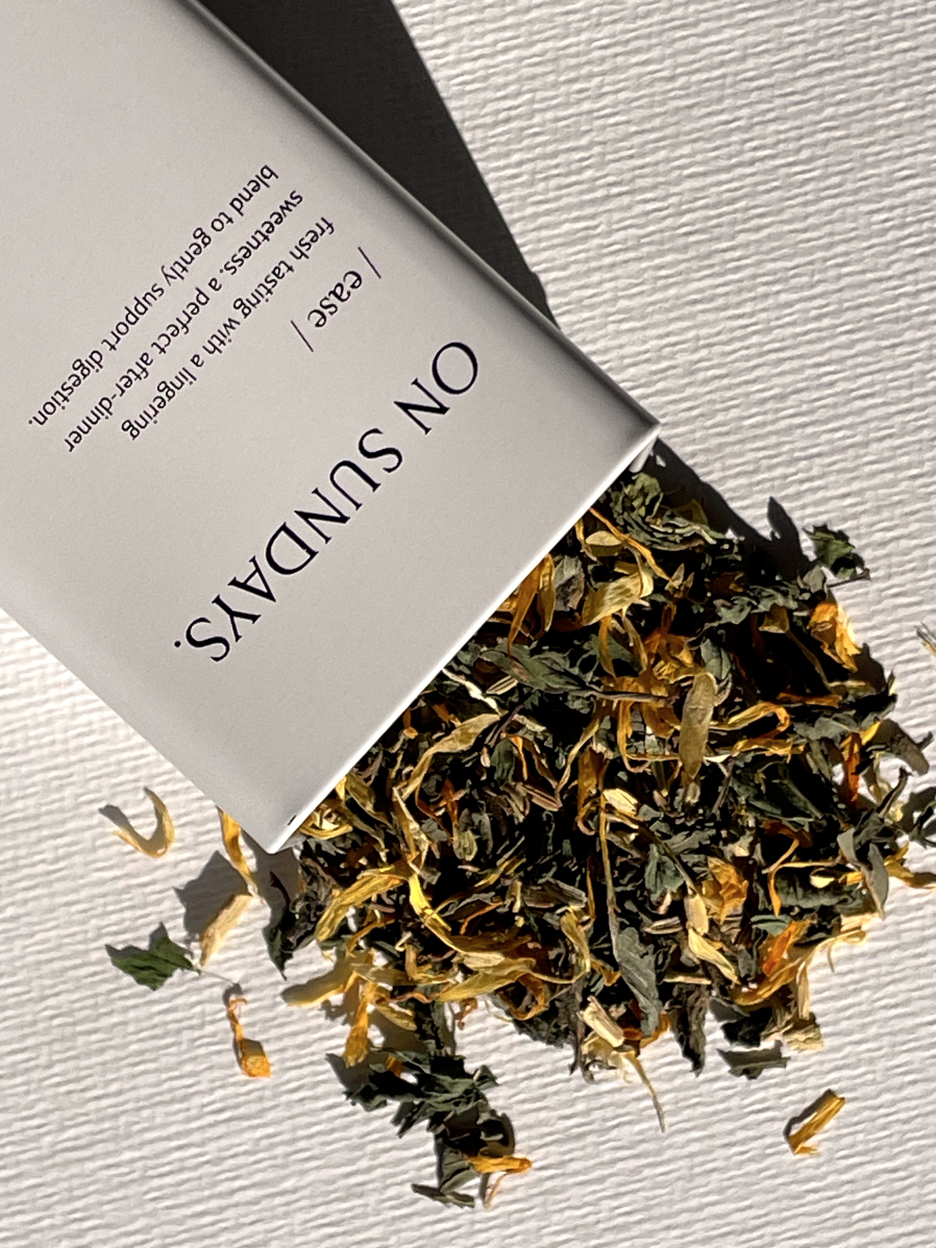 On Sundays organic loose leaf 'ease' tea