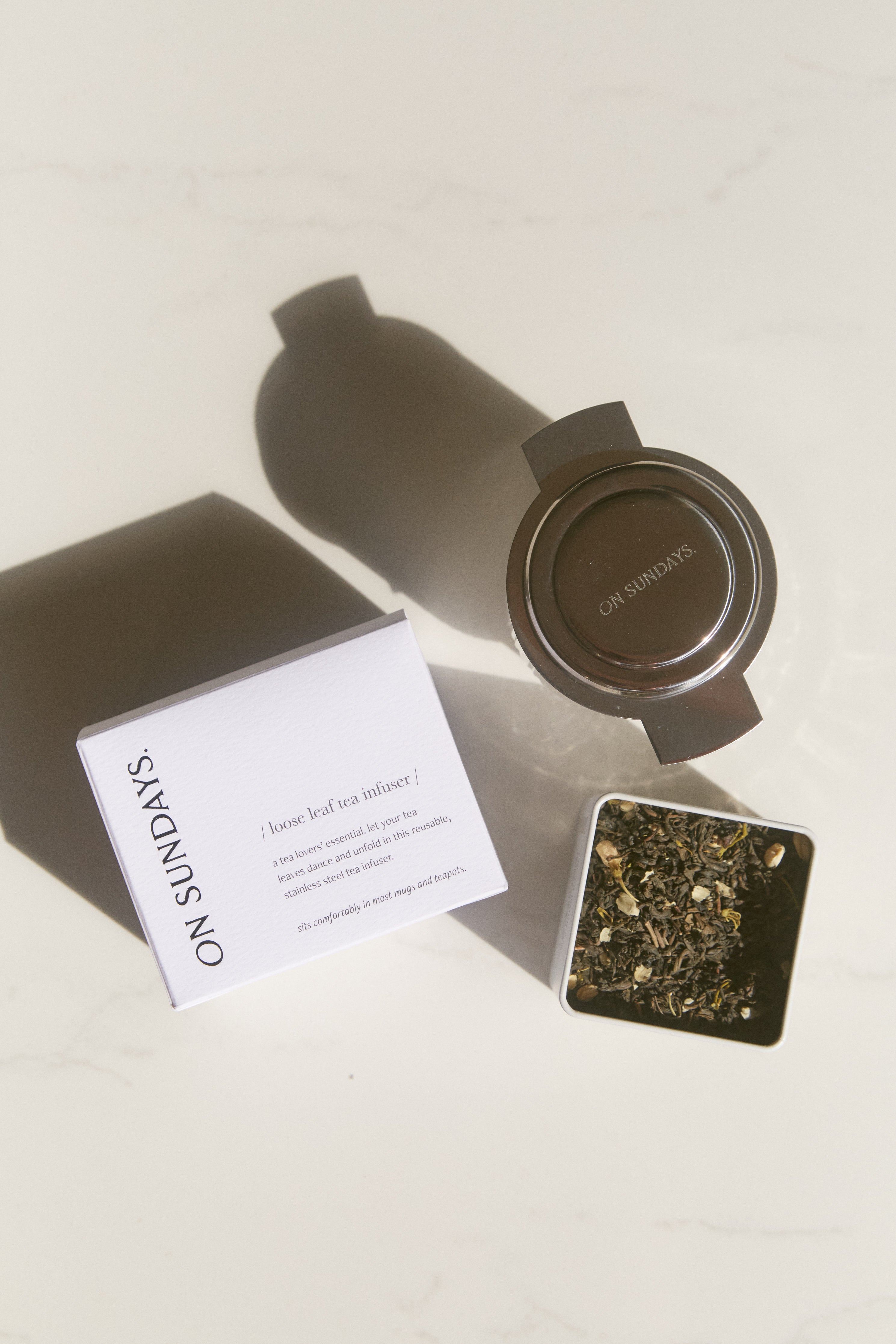 On Sundays loose leaf tea infuser