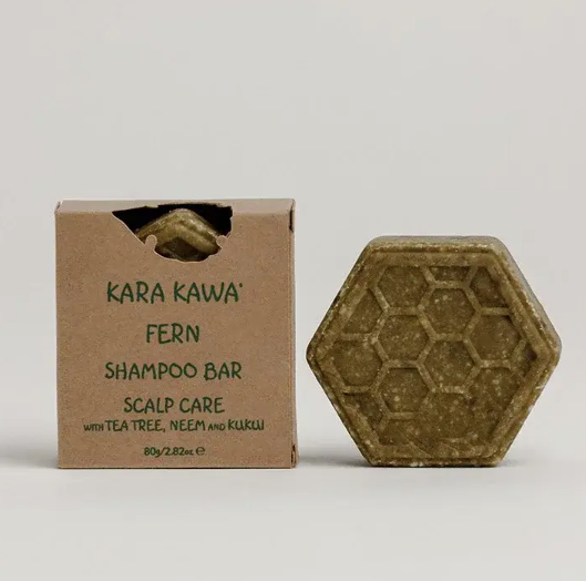 kara kawa fern shampoo bar for scalp care